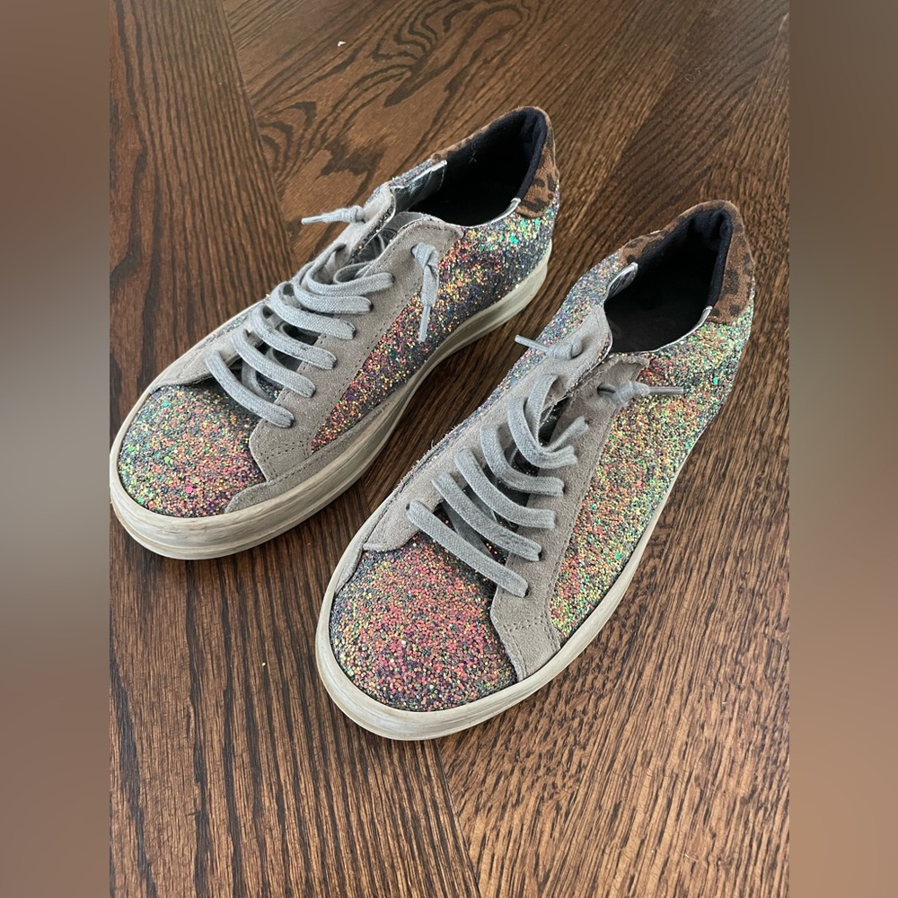 P448 Rainbow Sparkle Sneakers